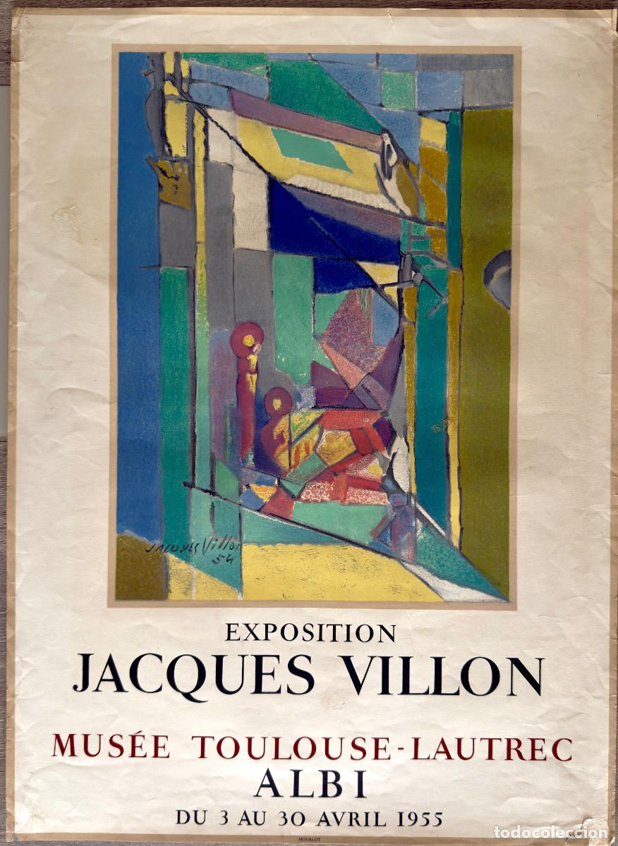 Arte: Jacques Villon - Mus&eacute;e Toulouse-Lautrec, Albi, 1955 &mdash; Affiche lithographique originale &mdash; Mourlot