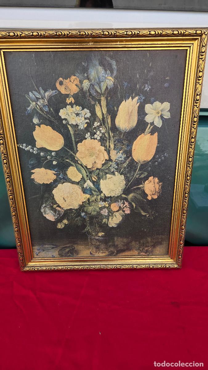 Arte: cuadro de madera con litografia - Foto 3