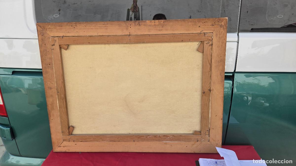 Arte: cuadro dorado con litografia - Foto 8
