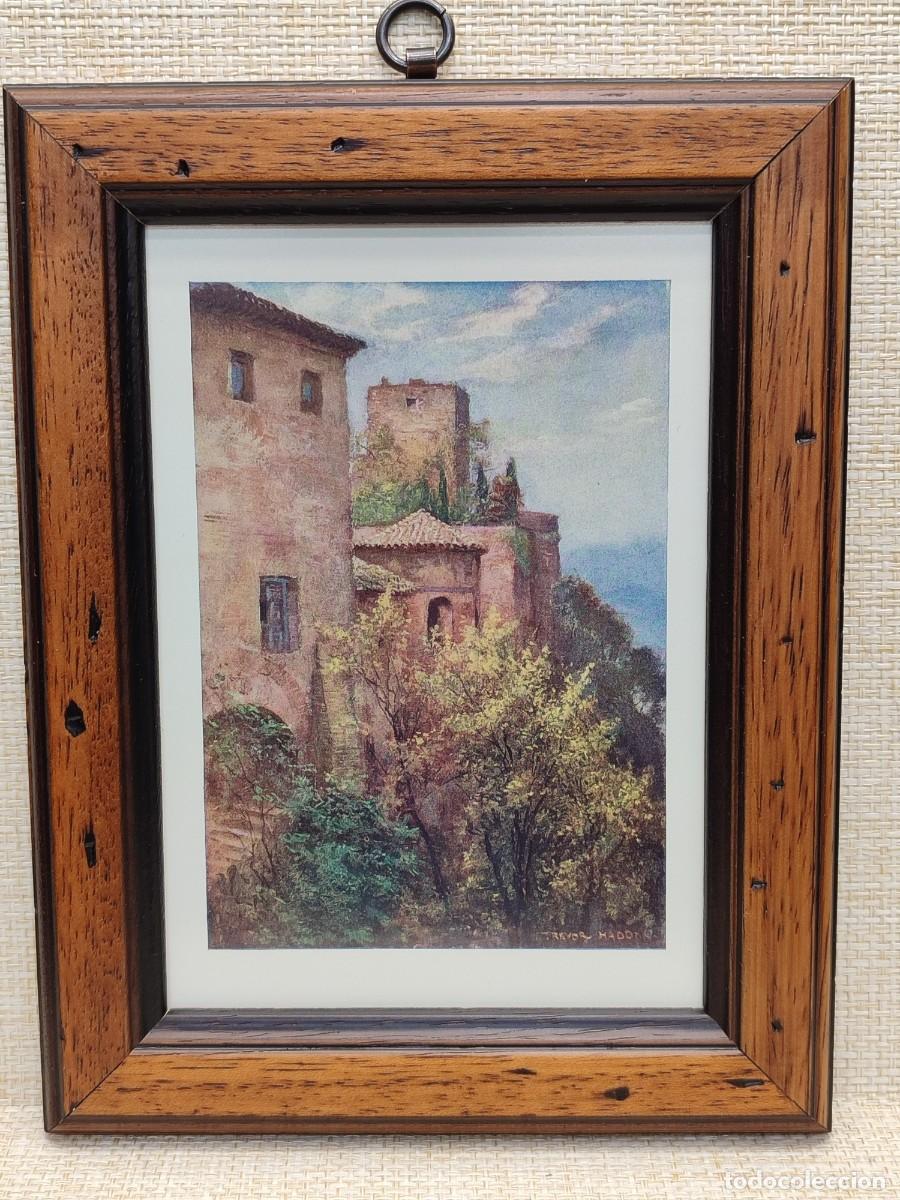 Arte: Exterior de la Alhambra Granada, Trevor Haddon . Southern Spain A. F. Calvert . 1908. Cuadro
