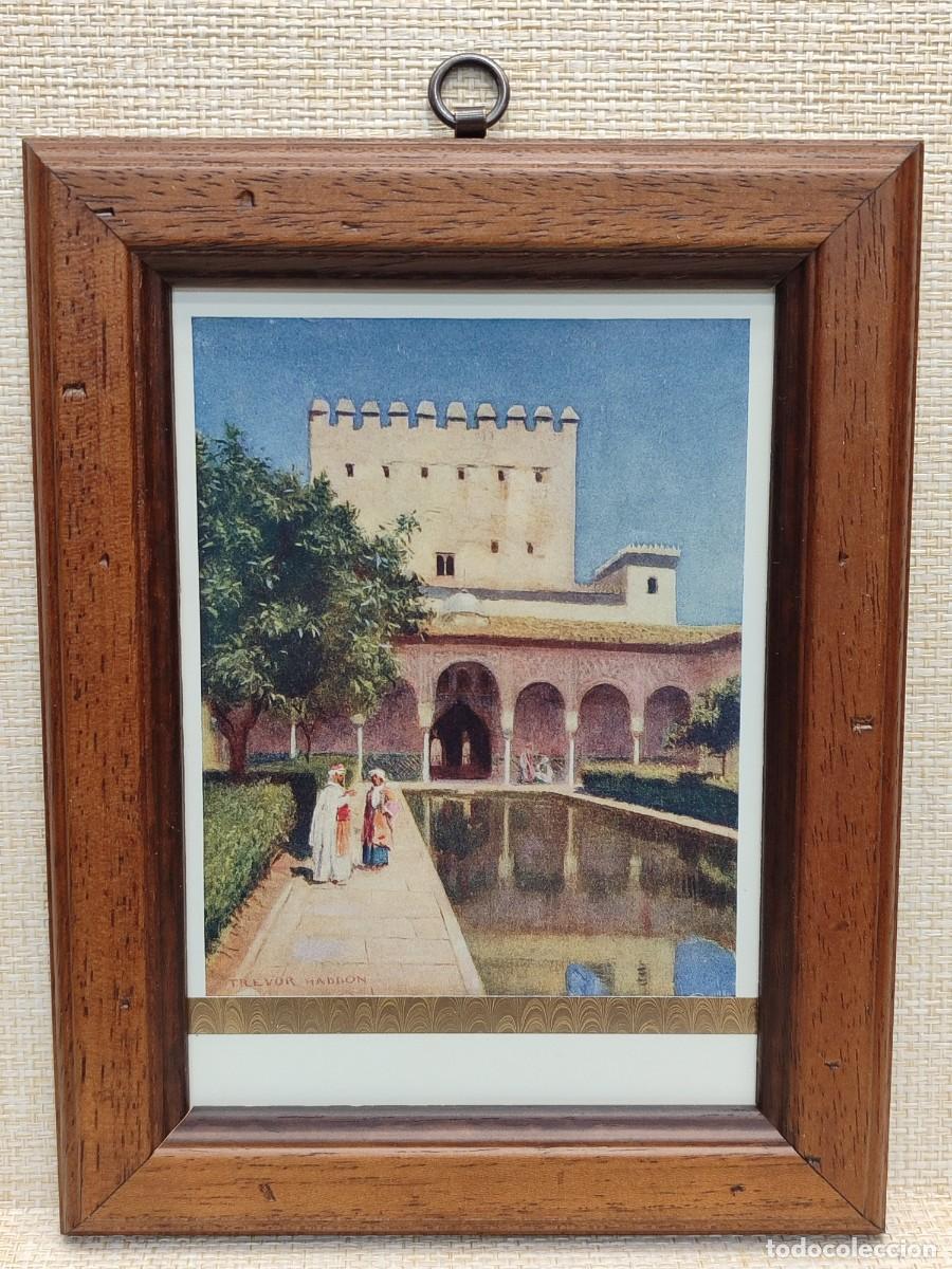 Arte: Torre de Comares, Alhambra, Granada, Trevor Haddon . Southern Spain A. F. Calvert . 1908. Cuadro