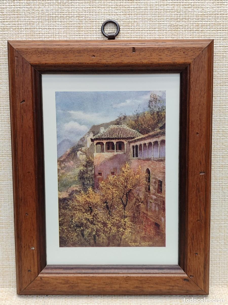 Arte: Peinador de la Reina, Alhambra, Granada, Trevor Haddon . Southern Spain A. F. Calvert . 1908. Cuadro