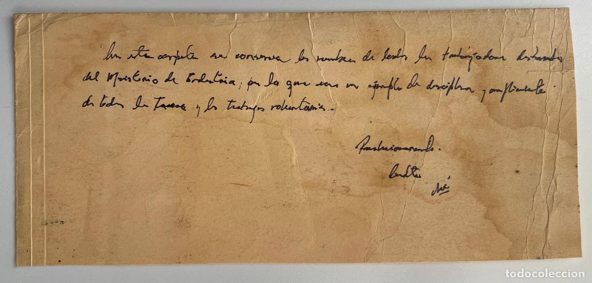 Art: Manuscrito Del Che Guevara ,Autentico 1960s