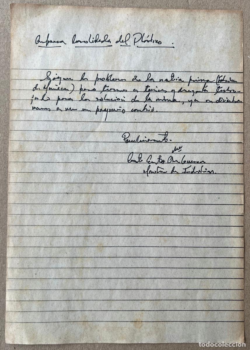 Kunst: Hoja Perteneciente al Reporte Economico Del Che Guevara 1961 Autentica