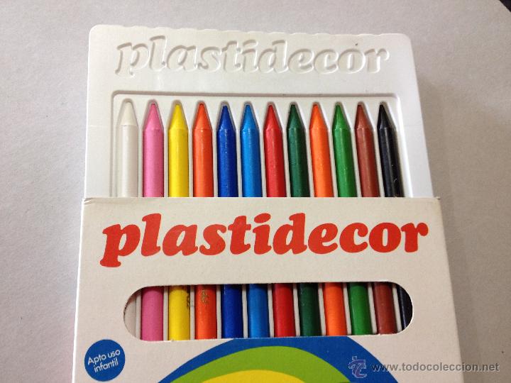plastidecor caja 12 colores conté distribuido p - Compra venta en  todocoleccion