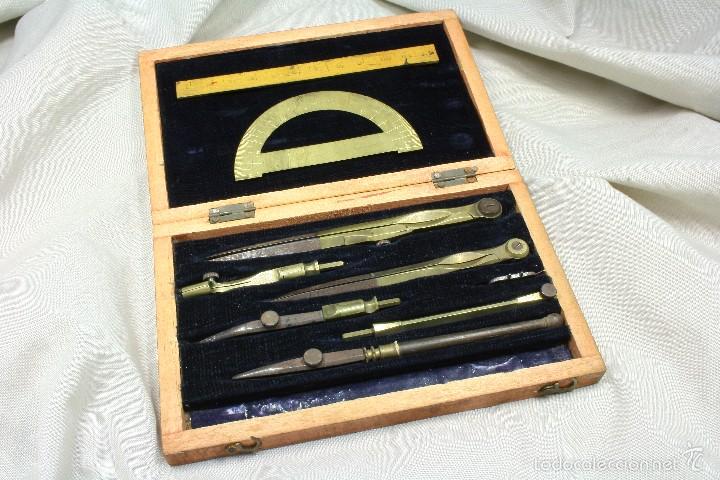 Arte: Caja de compases. Completa. Primera Mitad S.XX - Foto 1
