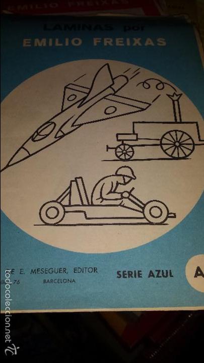 Arte: L&Aacute;MINAS DE EMILIO FREIXAS SERIE AZUL A - Foto 1