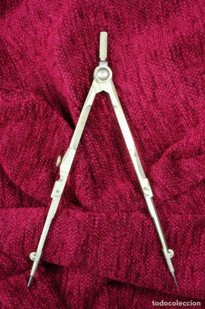 Arte: Comp&aacute;s con accesorio para l&aacute;piz. SXIX - Foto 2