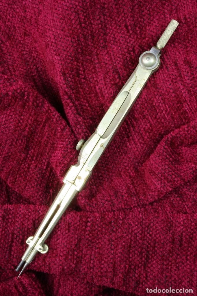 Arte: Comp&aacute;s con accesorio para l&aacute;piz. SXIX - Foto 3