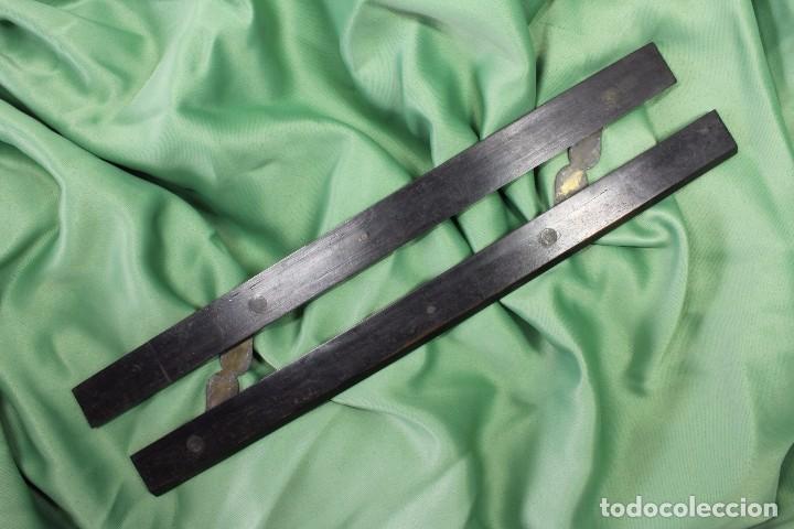 Arte: Paralex Doble. S.XIX. Madera negra. - Foto 2
