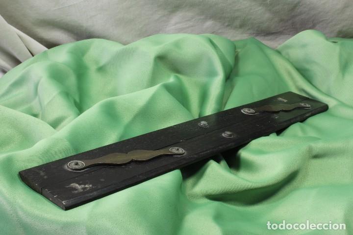 Arte: Paralex Doble. S.XIX. Madera negra. - Foto 5