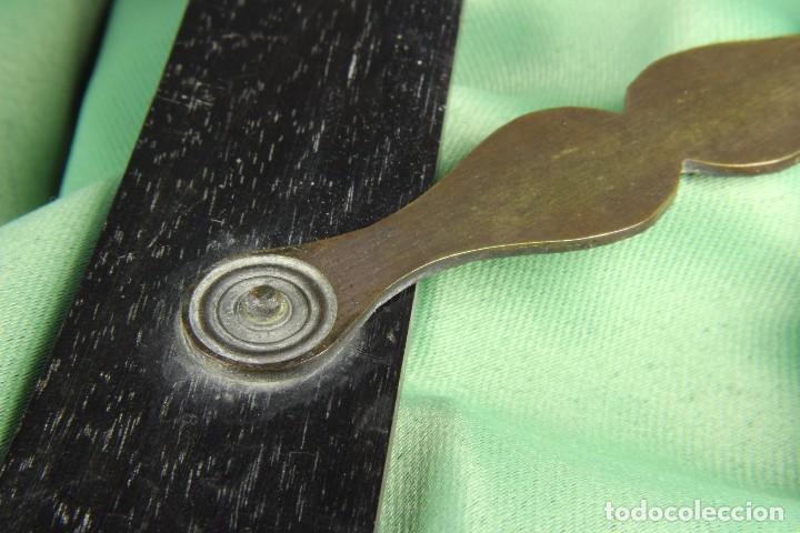 Arte: Paralex Doble. S.XIX. Madera negra. - Foto 6