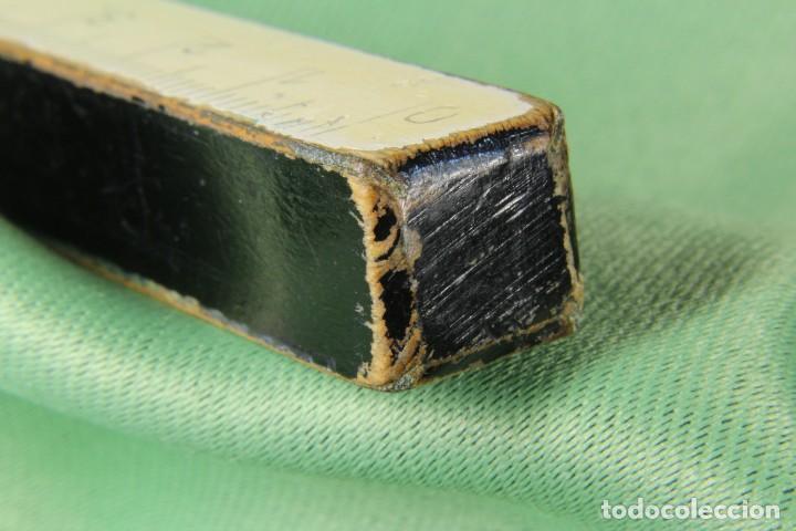 Arte: Regla de madera con escala en cm. S.XX. - Foto 7