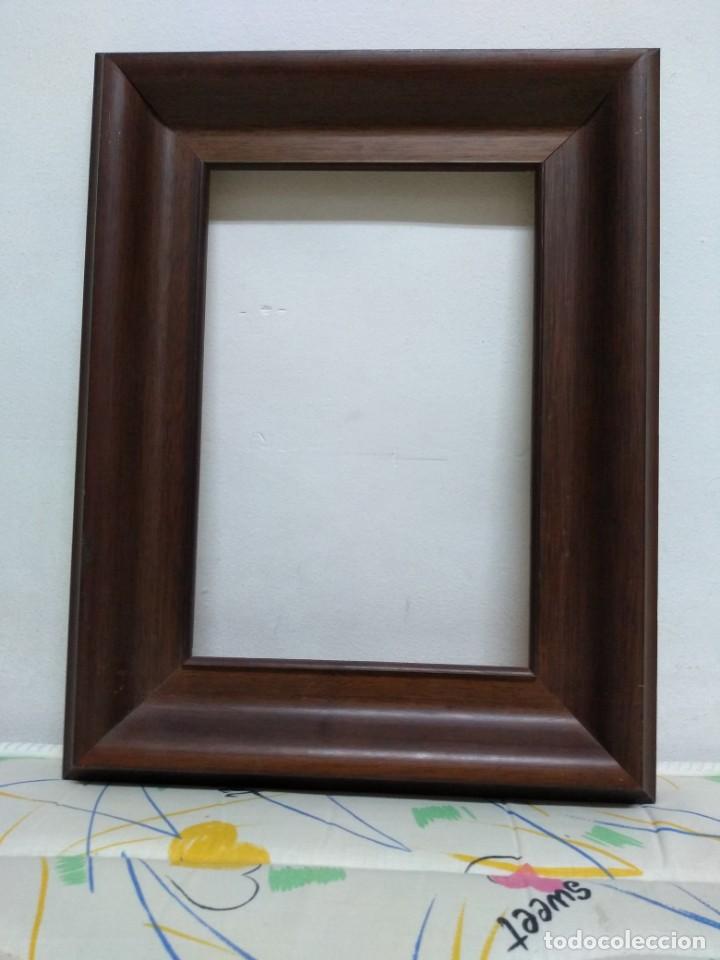 marco de madera marrón. 47 x 37 cm. para lienzo - Compra venta en  todocoleccion