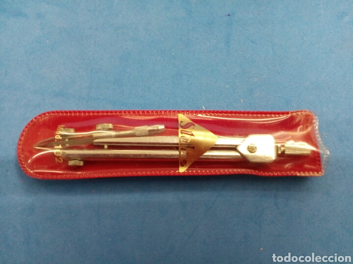 Arte: Compas Stilus mod.102 con pluma ,a&ntilde;os 1960-70 - Foto 1