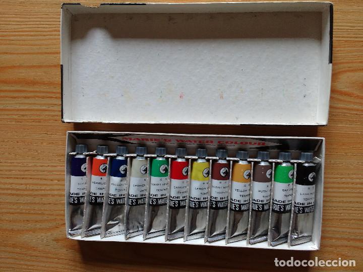 Arte: CAJA CON 12 BOTECITOS DE TEMPERA MARIES WATERCOLOR - Foto 2