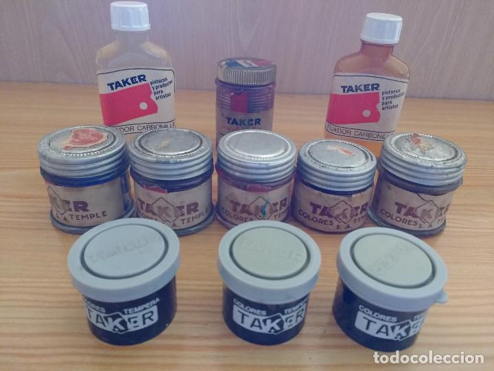 Arte: LOTE MATERIAL TAKER - 11 FRASCOS - Foto 1