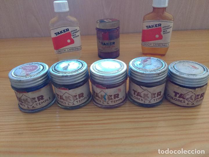 Arte: LOTE MATERIAL TAKER - 11 FRASCOS - Foto 5
