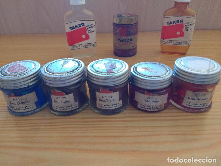 Arte: LOTE MATERIAL TAKER - 11 FRASCOS - Foto 6