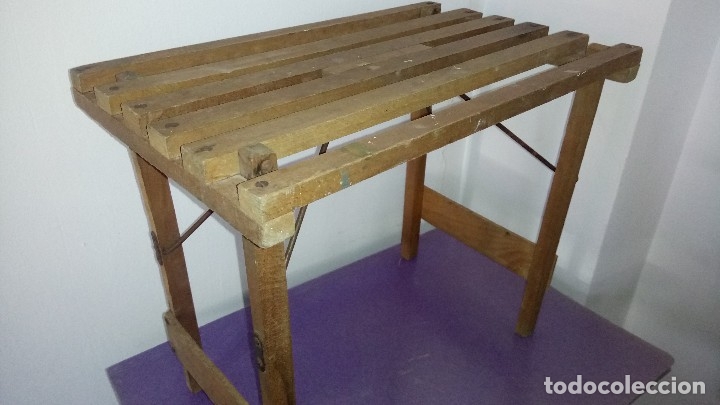 Arte: SILLA PLEGABLE de PINTOR. - Foto 4
