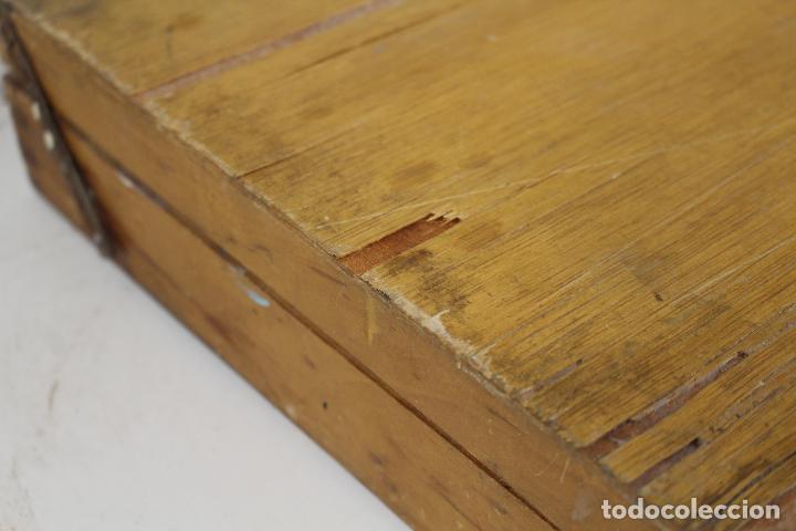 Arte: caja de oleos antigua de pintor - Foto 3