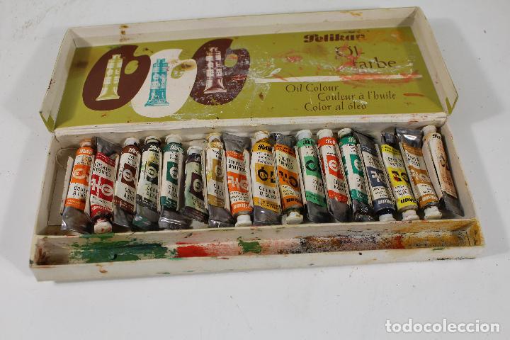 Arte: caja de oleos pelikan - Foto 1