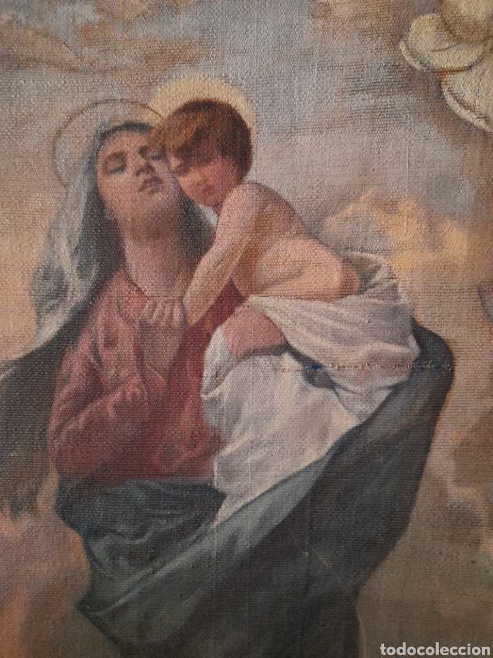 Arte: Antiguo tapiz modernista - Foto 2