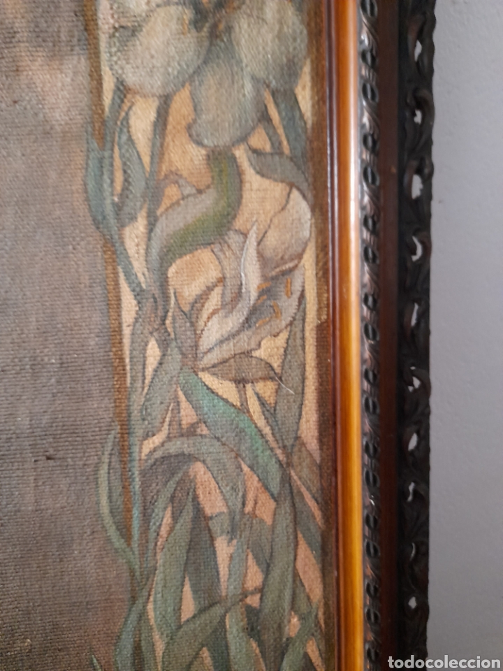 Arte: Antiguo tapiz modernista - Foto 11