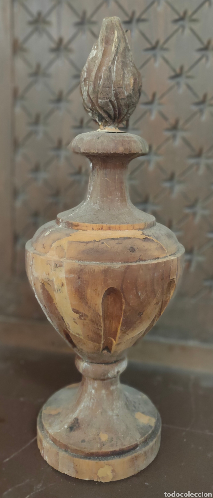 Arte: &Aacute;nfora de madera - Foto 1