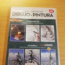 Arte: CURSO PRÁCTICO DE DIBUJO Y PINTURA Nº 25 (FUNDAMENTOS / ACUARELA) DVD PRECINTADO. Lote 310643723