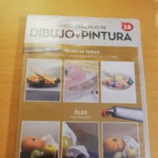 Arte: CURSO PRÁCTICO DE DIBUJO Y PINTURA Nº 28 (TÉCNICAS VARIAS / ÓLEO) DVD PRECINTADO