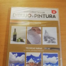 Arte: CURSO PRÁCTICO DE DIBUJO Y PINTURA Nº 3 (FUNDAMENTOS / TÉCNICAS VARIAS) DVD PRECINTADO