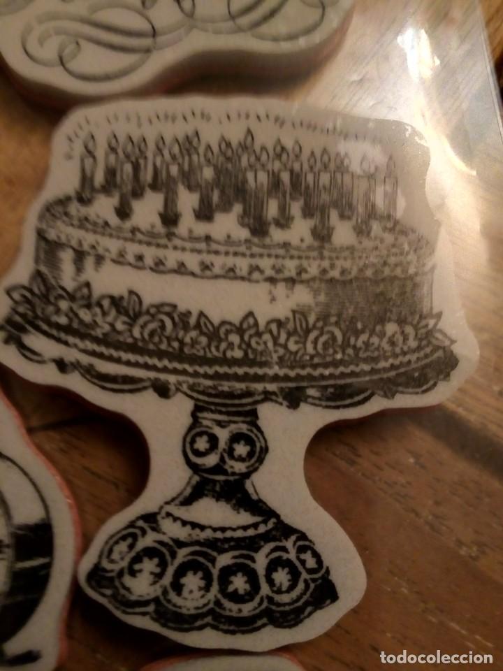 Arte: 5 tampones estampar con tintas - Foto 2
