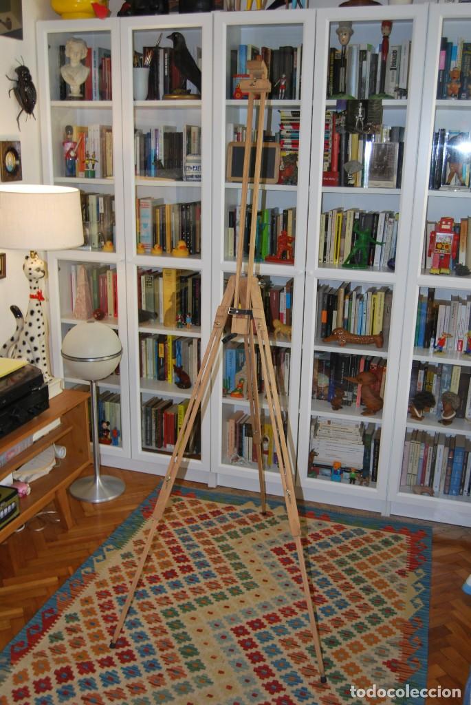 Arte: CABALLETE TELESC&Oacute;PICO DE MADERA - PINTOR - Foto 8