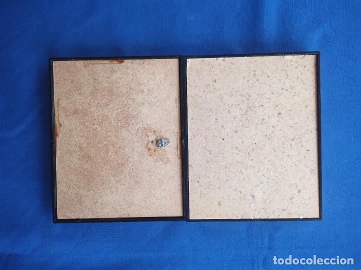 Arte: Dos marcos peque&ntilde;os que representan a dos ni&ntilde;os jugando, conjunto - Foto 2