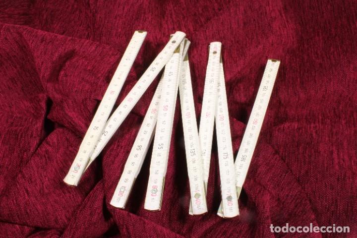 Arte: Regla de madera plegable. 2 m. Folding wooden ruler. - Foto 4