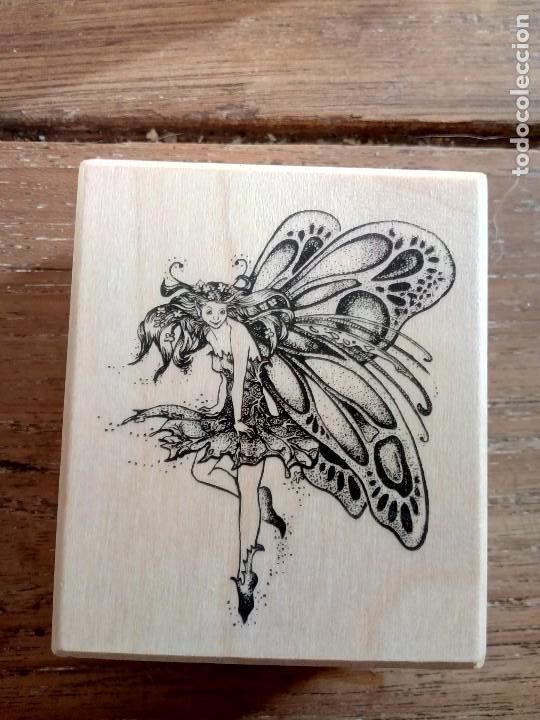 Arte: sello madera y caucho para estampar - Foto 1