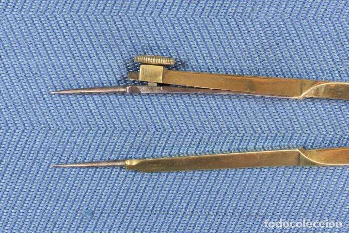 Arte: Comp&aacute;s puntas de precisi&oacute;n. Stanley & Hughes. Precision point compass. - Foto 5