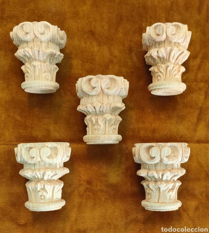 Arte: 5 Capiteles de madera - Foto 3