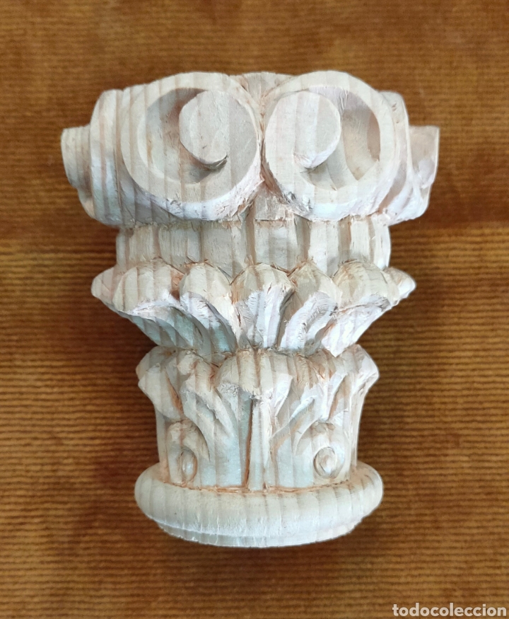 Arte: 5 Capiteles de madera - Foto 1
