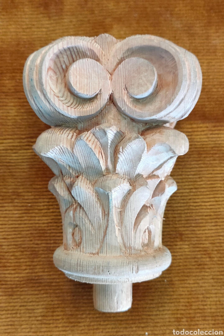 Arte: 2 Capiteles de madera - Foto 1