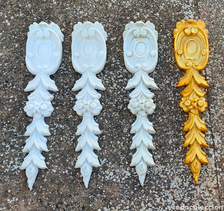 Arte: 4 Adornos de pasta-madera - Foto 1