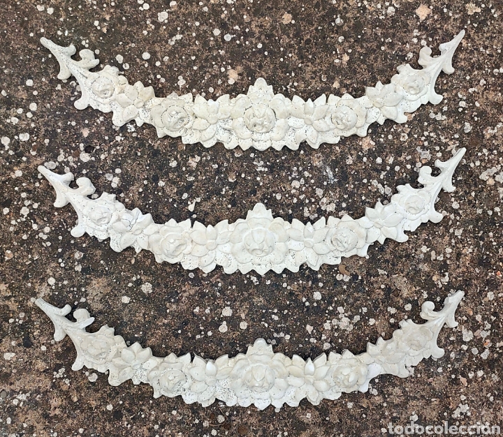 Arte: 3 adornos guirnalda de pasta-madera - Foto 1