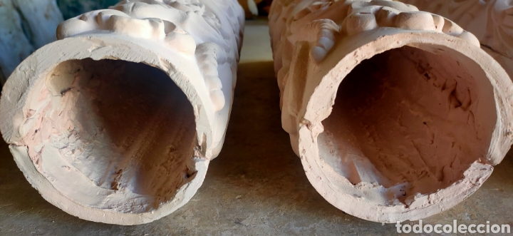 Arte: Pareja de columnas renacentistas - Foto 2