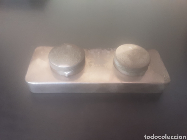 Arte: Antiguo tintero doble - Foto 1