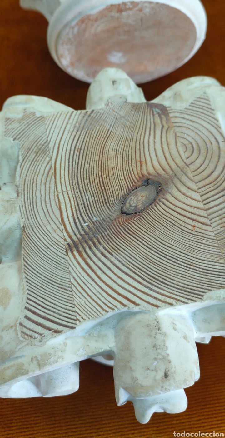 Arte: 2 capiteles de madera - Foto 2