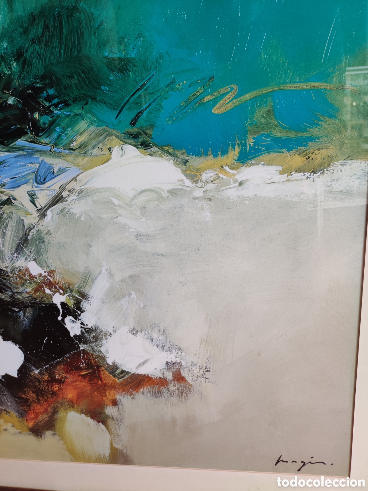 Arte: Cuadro abstracto fdo. - Foto 3