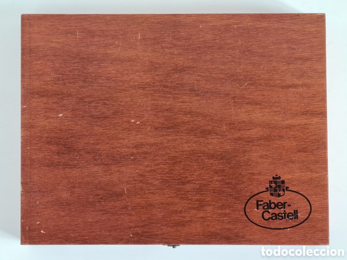 Arte: Caja de Madera Faber-Castell - Vac&iacute;a - Decoraci&oacute;n Escritorio Oficina L&aacute;piz Bol&iacute;grafo Pluma
