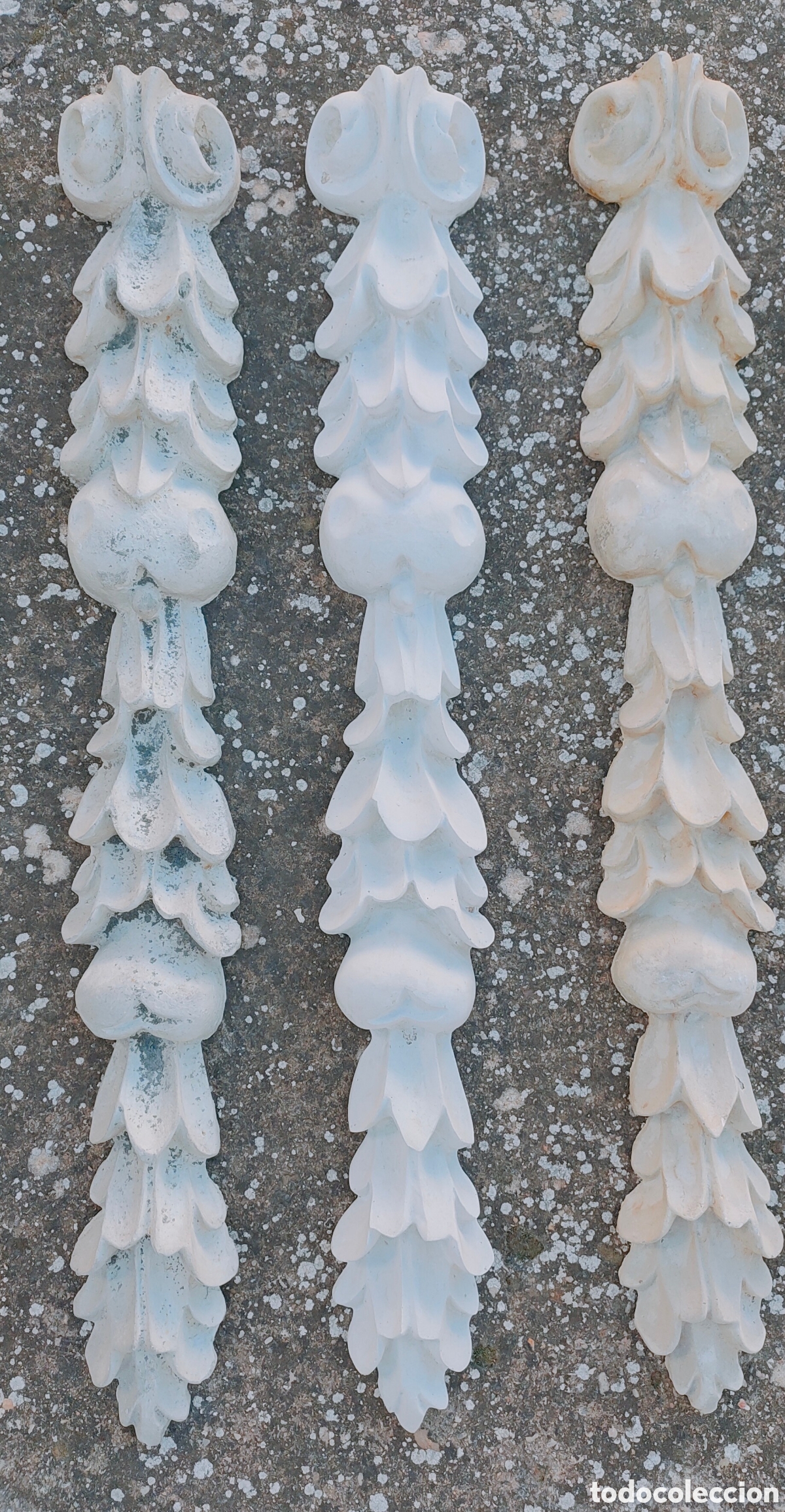 Arte: 13 adornos barrocos de pasta-madera - Foto 3