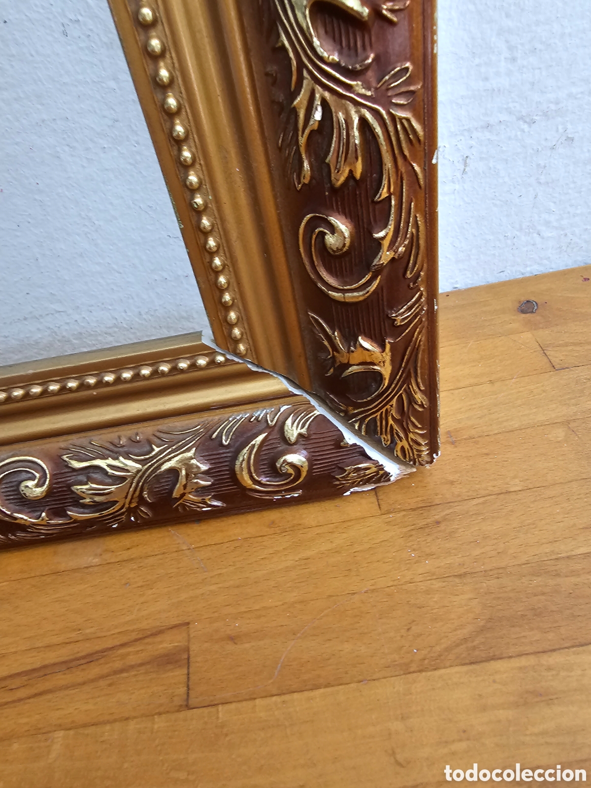 Arte: Marco de madera dorado. Para cuadro. - Foto 6